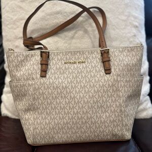 Michael Kors Light Brown Signature Tote